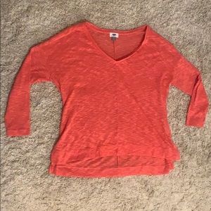 Old navy pink long sleeve